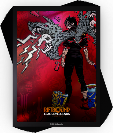 Sleeves- RIFTBOUND LEAGUE OF LEGENDS TCG UNLEASHED FOIL ART SLEEVES - 100CT