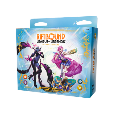 RIFTBOUND- RADIANCE SHOWDOWN DECK Box- EVELYNN VS SERAPHINE (Pre-Order 10/23/2026)