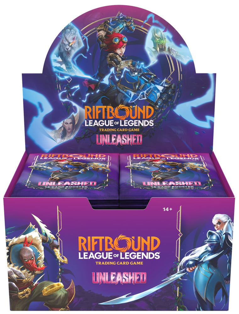 RIFTBOUND- LEAGUE OF LEGENDS- UNLEASHED BOOSTER Box