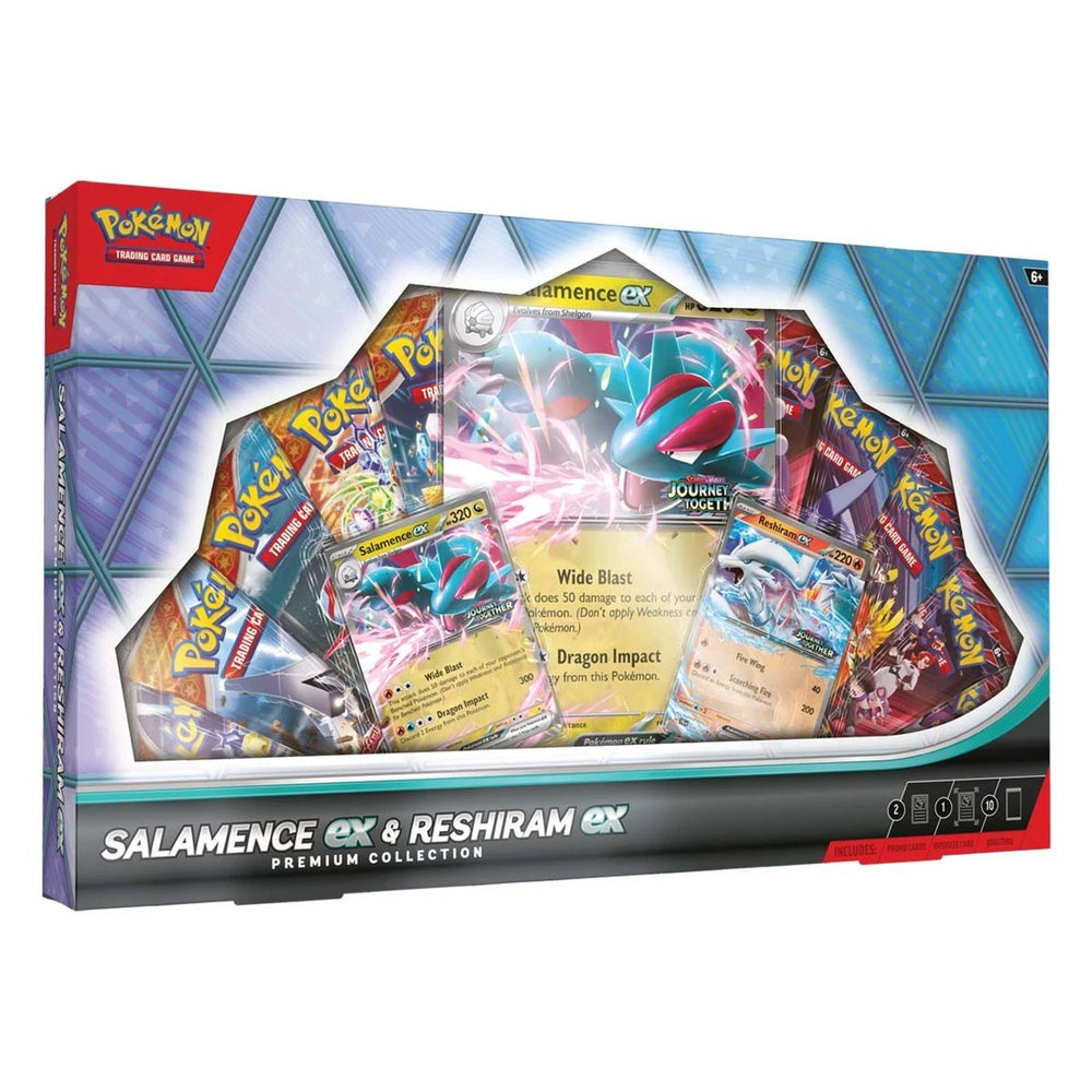 Pokemon- SALAMENCE EX & RESHIRAM EX PREMIUM COLLECTION