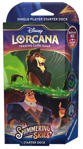 DISNEY- LORCANA: SHIMMERING SKIES STARTER Decks