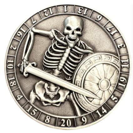 Dice Coins- D20 Life counter/ D20 Spinner