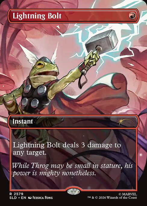 Lightning Bolt (2579) [Secret Lair Drop Series]