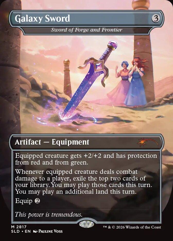 Galaxy Sword - Sword of Forge and Frontier [Secret Lair Drop Series]