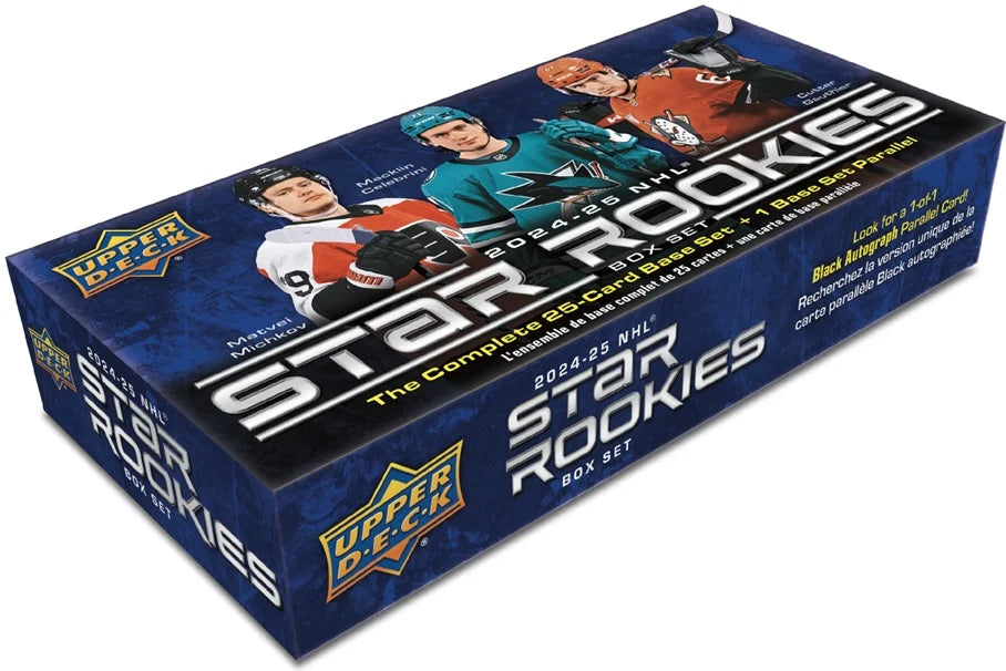 Sports Cards- UPPER DECK 2024-25 Hockey STAR ROOKIES BOX SET