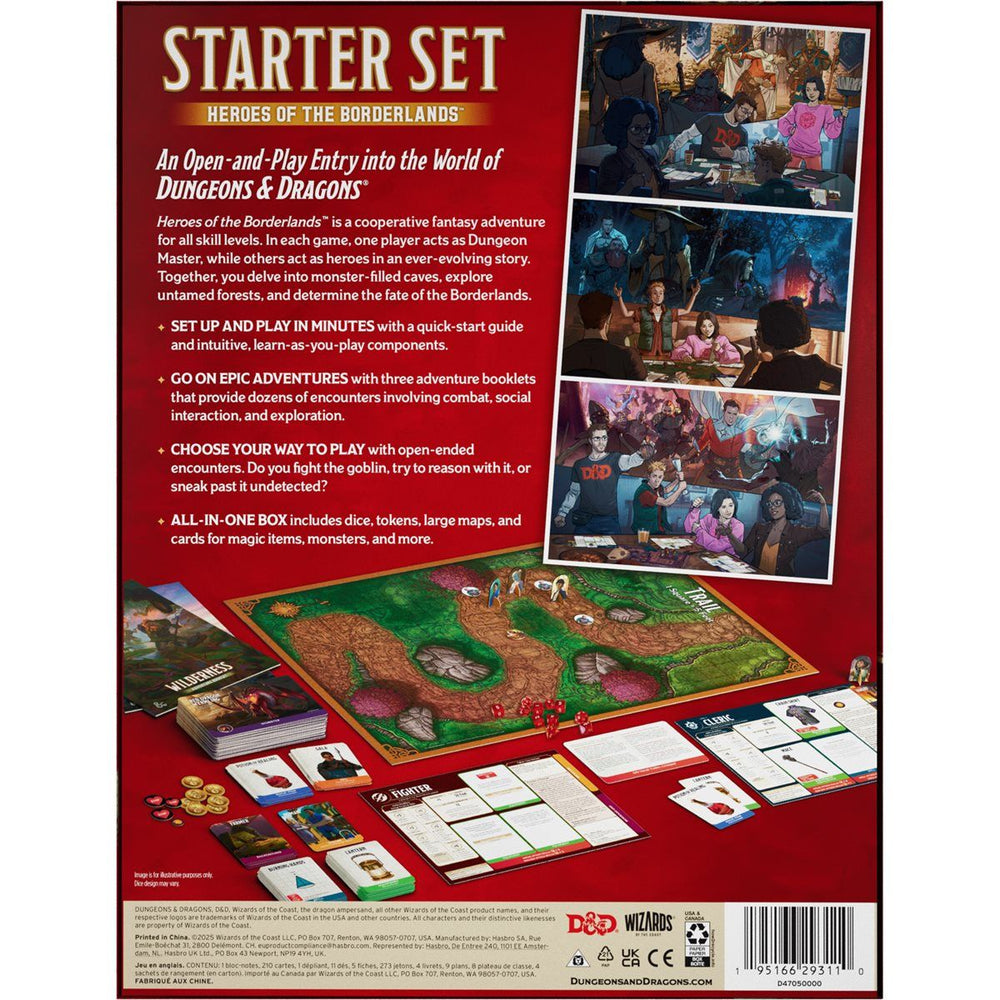 D&D- Starter set: Heroes of the borderlands 2025