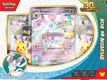 POKEMON- 30TH CELEBRATION SYLVEON EX/ GRENINJA EX BOX