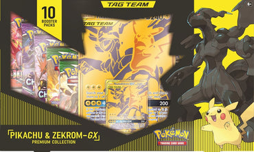 Pokemon TCG Pikachu & Zekrom GX Box -GameStop Exclusive