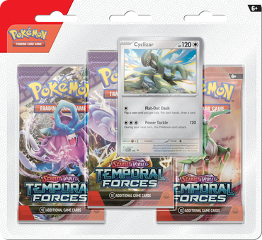 POKEMON- TEMPORAL FORCES Booster 3PK BLISTER