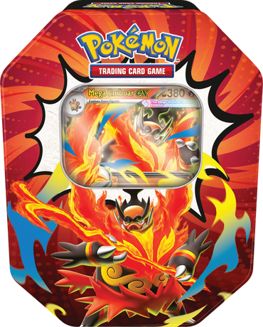 POKEMON- ASCENDED HEROES TIN - Mega Emboar ex