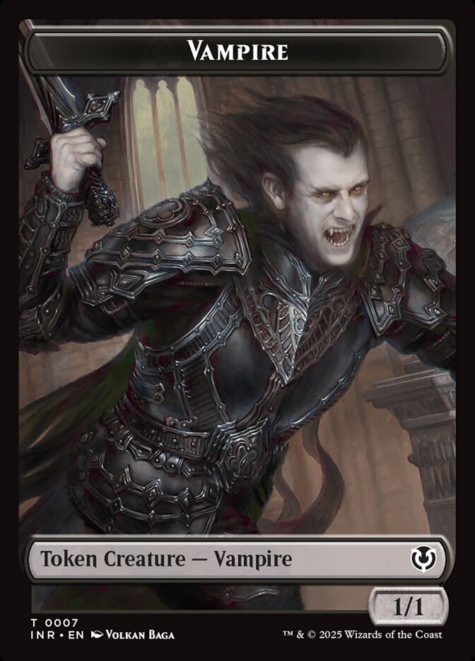 Vampire (0007) // Vampire (0008) Double-Sided Token [Innistrad Remastered Tokens]