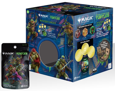 Dice- MTG TMNT PACKS Blind bag (Random Dice set, Coin, & Dice Bag)