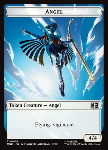 Angel // Elephant Double-Sided Token [Marvel Super Heroes Commander Tokens]