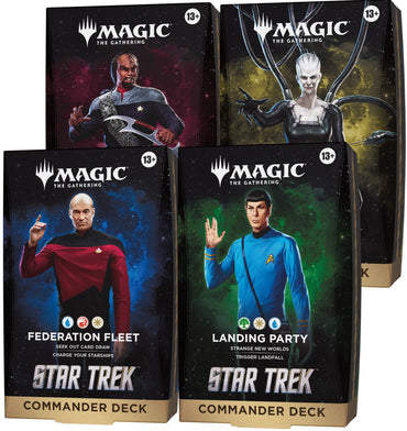 MTG- Star Trek Commander Decks - Set of 4 (Preorder 11/13/2026)