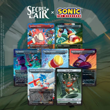 MTG- Secret Lair X Sonic: Turbo Gear- Reg. Edt