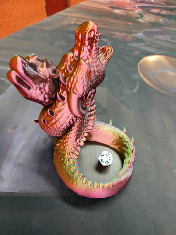 3D print- Dice Tower Twin Dragon multi color- Ramdom Colour
