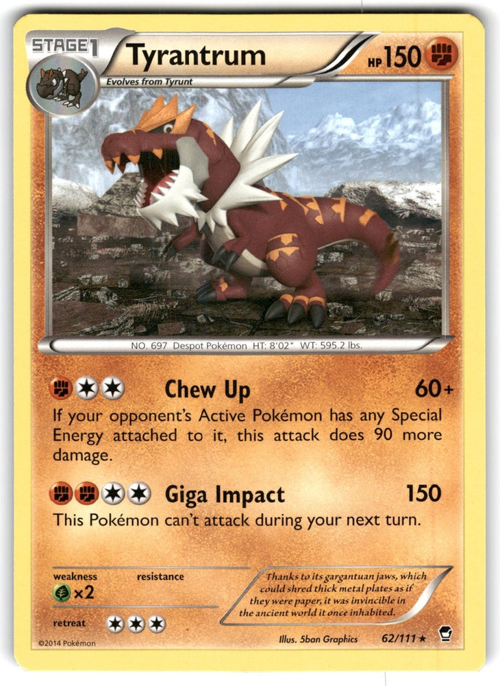 Tyrantrum (62/111) [XY: Furious Fists]