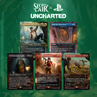 MTG- SECRET LAIR PLAYSTATION SUPER DROP UNCHARTED: SAGA OF THIEVES- REGULAR