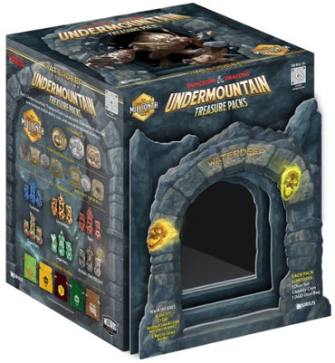 D&D- UNDERMOUNTAIN TREASURE PACKS Blind bag (Random Dice set, Coin, & Dice Bag)