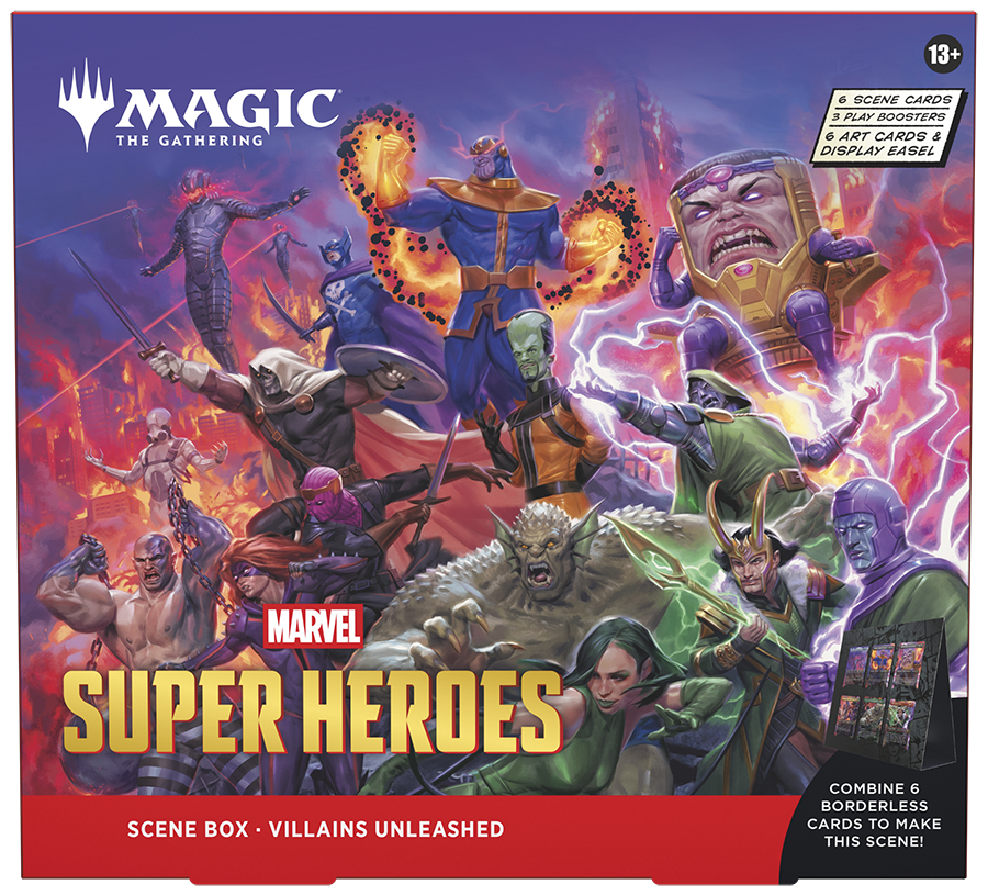 MTG- MARVEL SUPER HEROES SCENE BOX (Choose one Heroes or Villans)