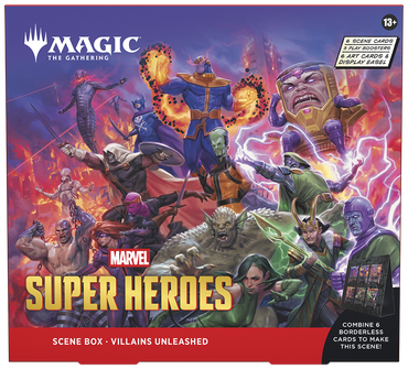 MTG- MARVEL SUPER HEROES SCENE BOX (Choose one Heroes or Villans)
