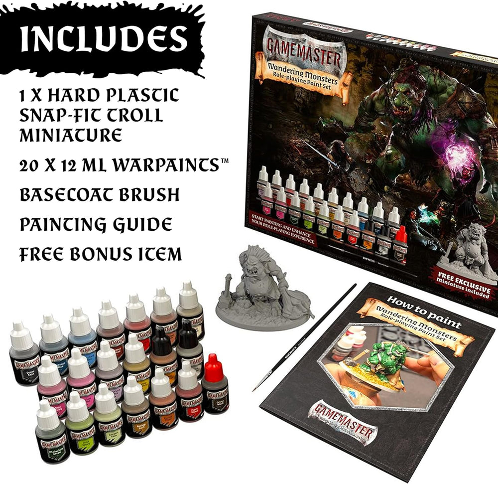 The Army Painter- WANDERING MONSTERS STARTER ROLE-PLAYING PAINT SET