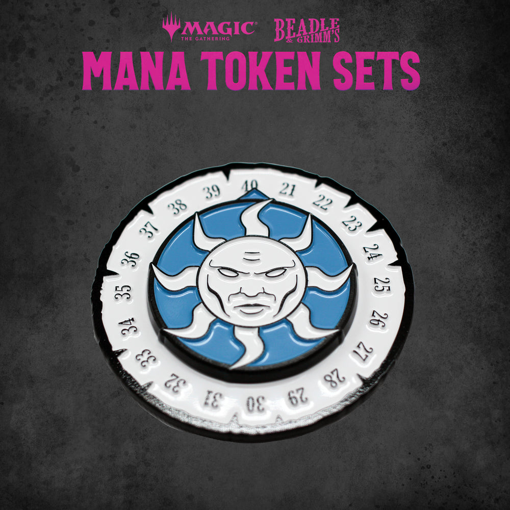 MTG- BEADLE & GRIMM'S MTG MANA TOKEN SET- WHITE