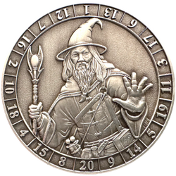 Dice Coins- D20 Life counter/ D20 Spinner