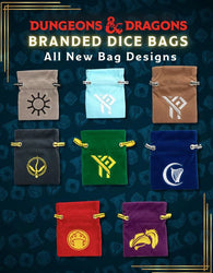 DND- YAWNING PORTAL TREASURE PACKS Blind Bag (Random Dice set, Coin, & Dice Bag)