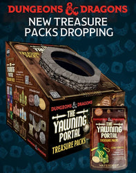 DND- YAWNING PORTAL TREASURE PACKS Blind Bag (Random Dice set, Coin, & Dice Bag)
