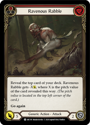Ravenous Rabble (Red) [ARC191] Unlimited Edition Rainbow Foil
