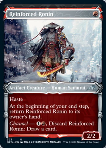 Reinforced Ronin (Showcase Samurai) [Kamigawa: Neon Dynasty]