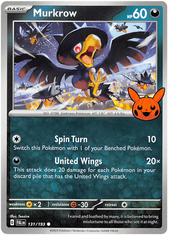 Murkrow (131/193) [Trick or Trade 2023]