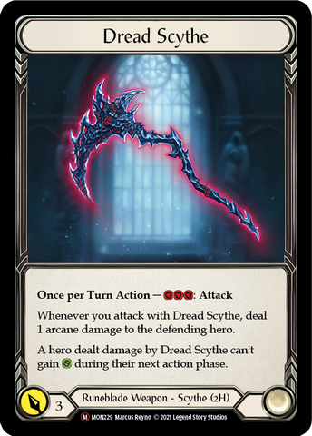 Dread Scythe (Rainbow Foil) [U-MON229-RF] Unlimited Edition Rainbow Foil