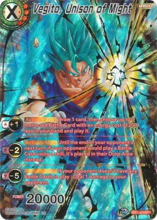 Vegito, Unison of Might (SPR) (BT10-003) [Rise of the Unison Warrior]