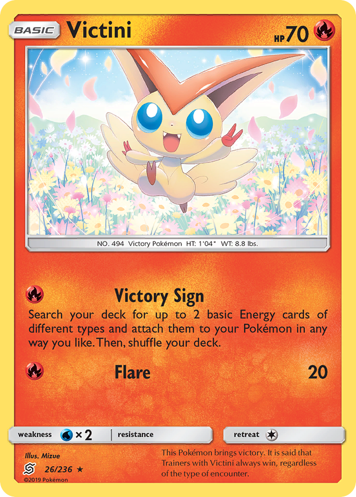 Victini (26/236) [Sun & Moon: Unified Minds]