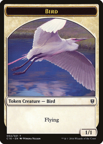 Myr // Bird (002) Double-Sided Token [Commander 2016 Tokens]