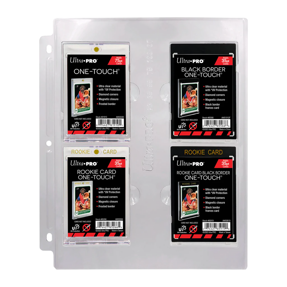 Ultra pro- 4-Pocket Page for 23PT-100PT ONE-TOUCH Displays