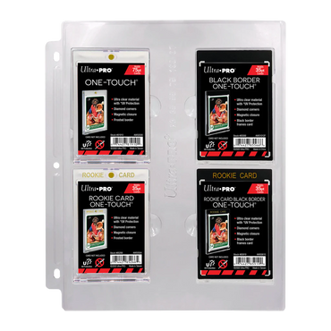 Ultra pro- 4-Pocket Page for 23PT-100PT ONE-TOUCH Displays