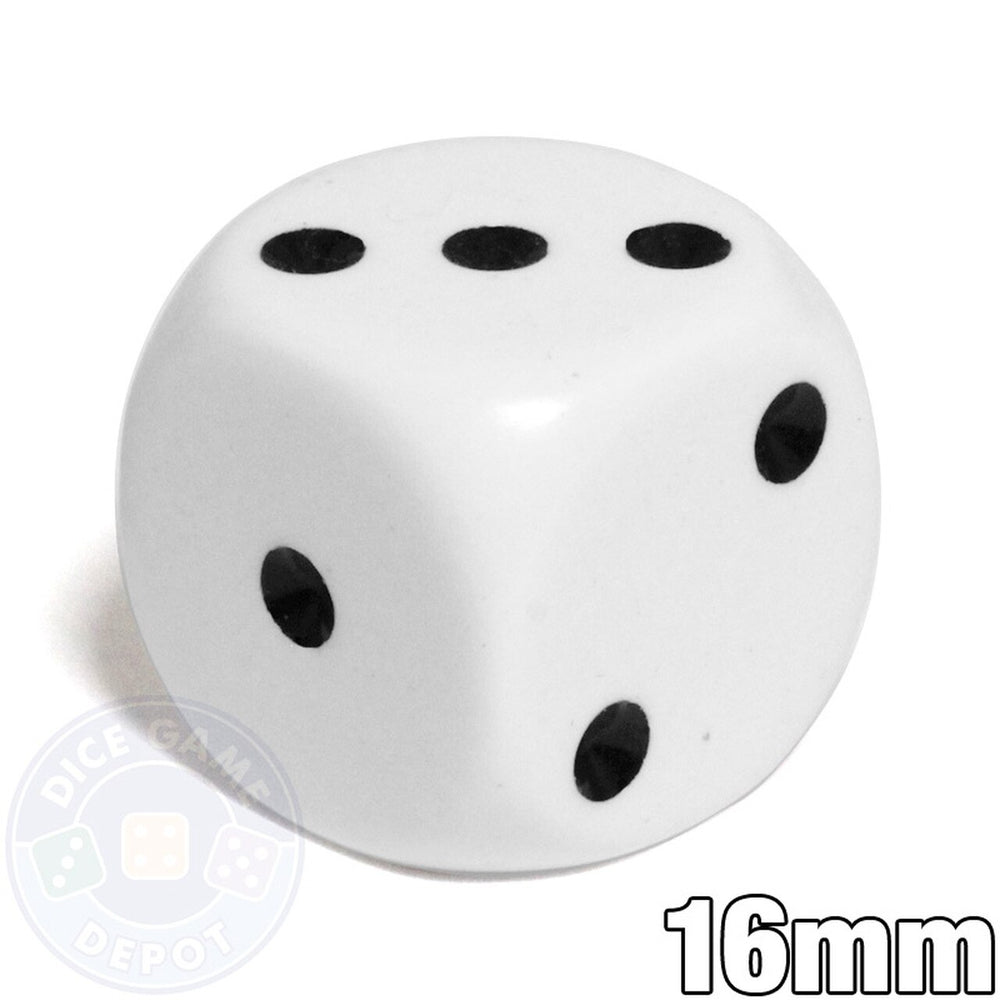 Dice- Solid 10d6 Dice 16mm