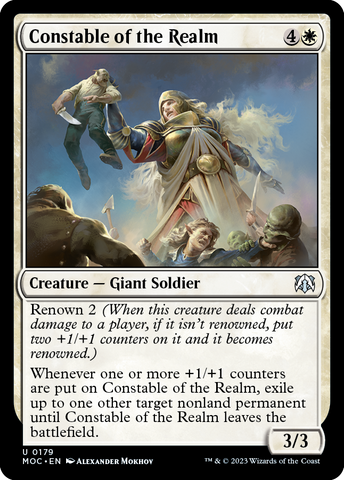 Constable of the Realm [March of the Machine Commander]
