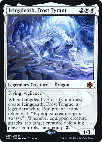Icingdeath, Frost Tyrant (Ampersand Promo) [Dungeons & Dragons: Adventures in the Forgotten Realms Promos]