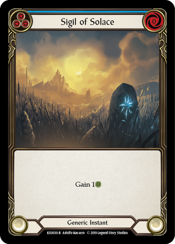 Sigil of Solace (Blue) [KSU030-R] 1st Edition Normal