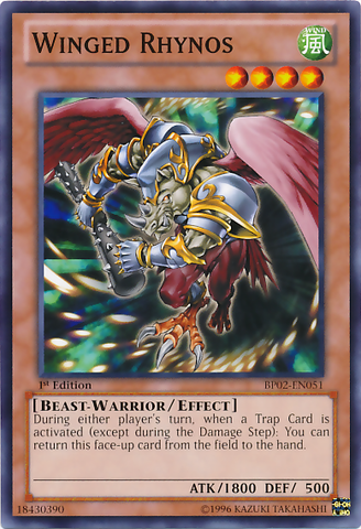 Winged Rhynos [BP02-EN051] Mosaic Rare