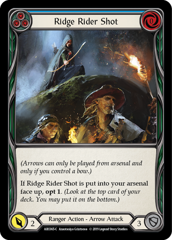 Ridge Rider Shot (Blue) [ARC065-C] 1st Edition Normal