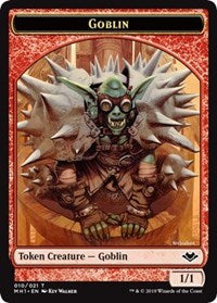 Goblin (010) // Squirrel (015) Double-Sided Token [Modern Horizons Tokens]