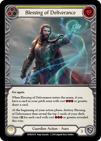 Blessing of Deliverance (Yellow) [WTR055-R] Alpha Print Normal