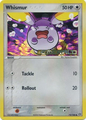 Whismur (73/106) (Stamped) [EX: Emerald]