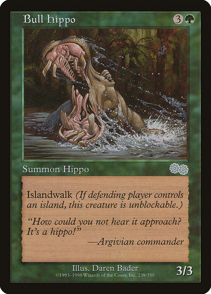 Bull Hippo [Urza's Saga]