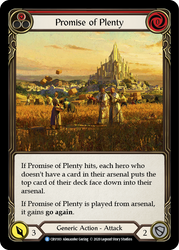 Promise of Plenty (Red) [CRU183] 1st Edition Rainbow Foil